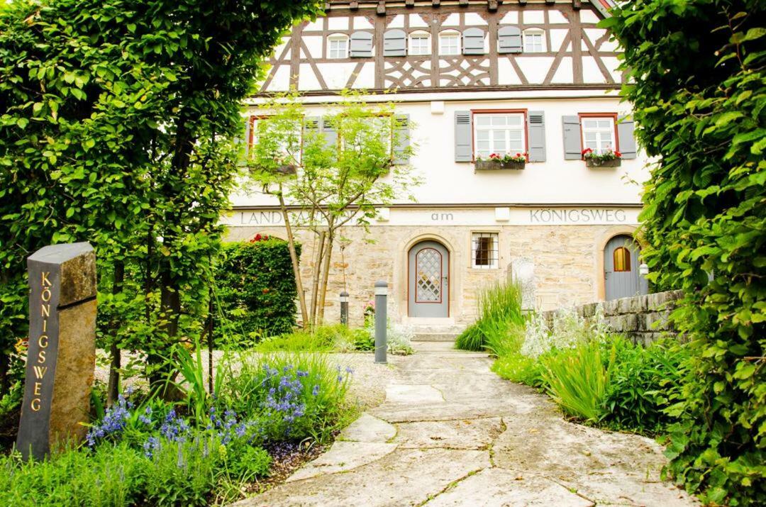 Landgasthof Am Koenigsweg Ohmden Exteriér fotografie